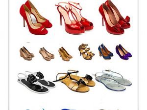 Multicolored Female Shoes