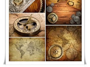 Old Maps And Compasses