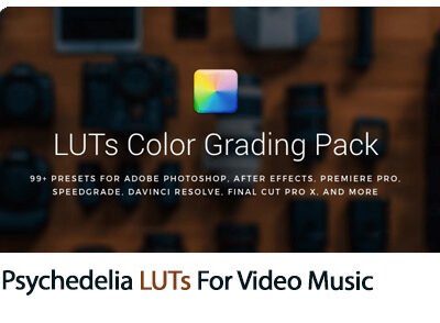 psychedelia LUTs For Video Music cube