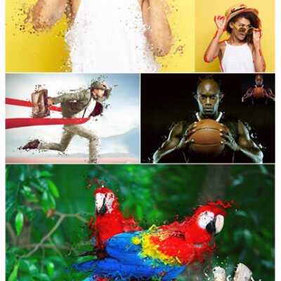 Shatter Photoshop Action