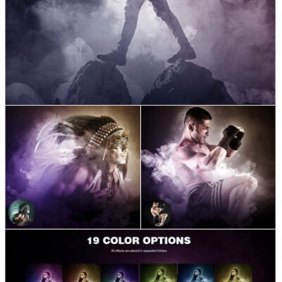 Smoke Clouds Photoshop Action