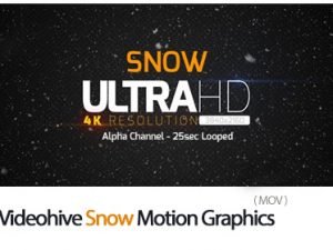 Snow Motion Graphics