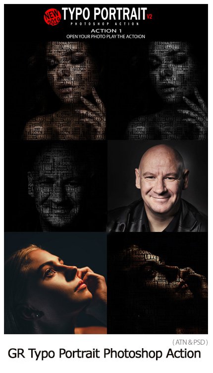 typo.portrait.v2.photoshop.action Typo Portrait v2 Photoshop Action