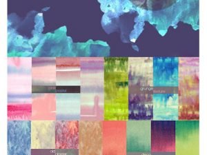 16 Watercolor Texture Backgrounds