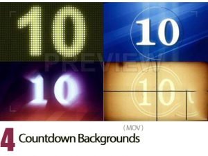 4 Countdown Backgrounds