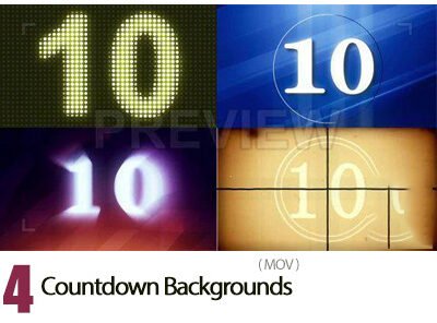 4 Countdown Backgrounds
