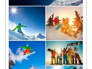 Amazing ShutterStock Snowboarding