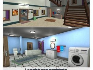 Cgtrader Easily Interiors Full Packs Low-poly 3D Model