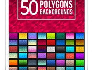 CM 50 Polygons Backgrounds