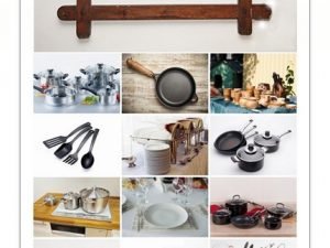 Cookware And Kitchenware On A KitchenTable