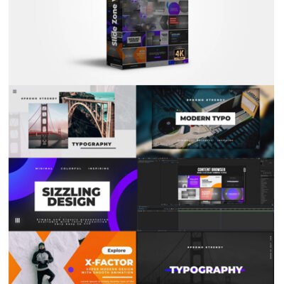 FlatPackFx Slides Zone V3 After Effects