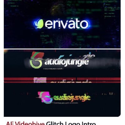 Glitch Logo Intro