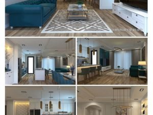 Interior Apartment Scene Sketchup By Duy An skp