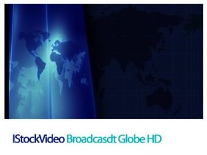 IStockVideo Broadcasdt Globe HD