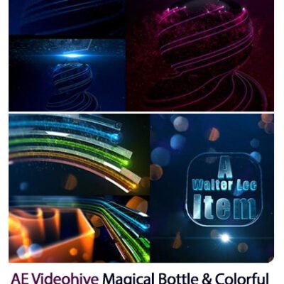 Magical Bottle And Colorful Glass Opener