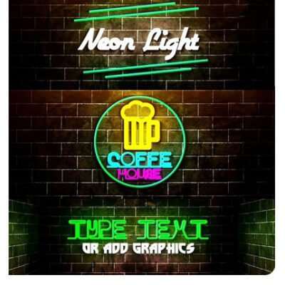 Neon Light Pack After Effects Template