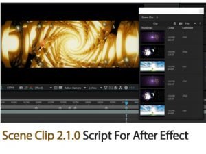 Scene Clip 2.1.0 Script For After Effect