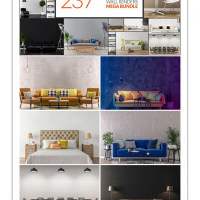 237 Interior Wall Renders Mega Bundle