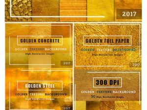 CM Golden Texture Background Set1