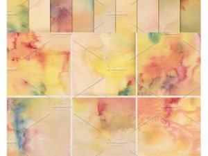 CreativeMarket Watercolor Papers