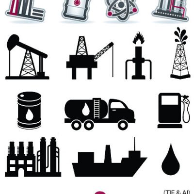 Fuel And Oil Icons