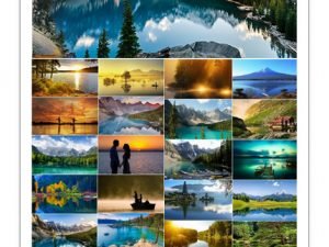 Lake Nature Landscape Mountain Forest Field Beach