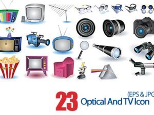 Optical And TV Icon