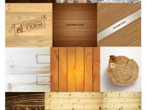 Stock Vectors Wood Textures