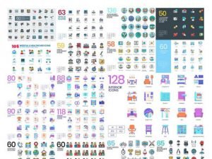 2200 Colored Icon Bundle