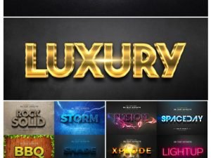 3D Text Effects Vol 1.2.3