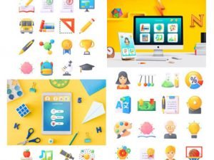 50 Education Icons Pack