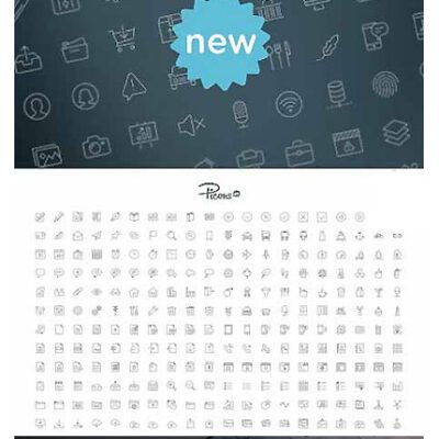 500 Modern Line Icons