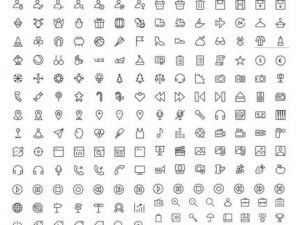 CM 1430 Line Icons Bundle