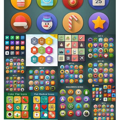 25 Flat Icons 03