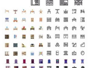 prettycons 400 furniture icons