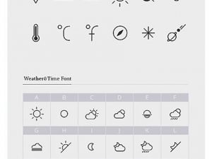 psd ai web icons 42 weather icons