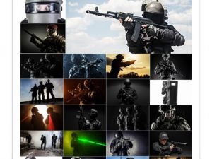 Special Forces Antiterrorist Squad Soldiers Police Weapons