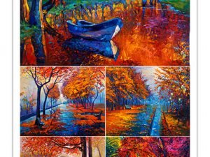 Stock Photo Oil Painting Autumn