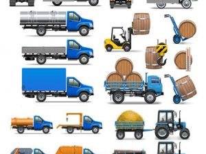 Transport Icons Vector