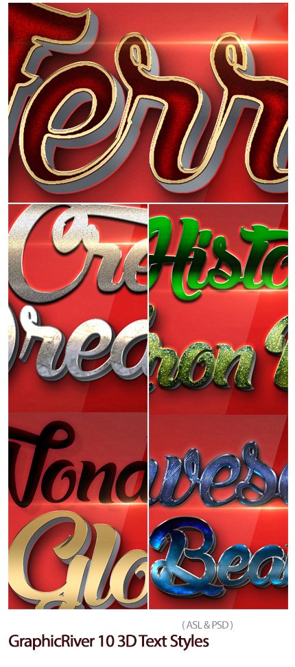 10.3d.text.styles.r.18 10 3D Text Styles R18