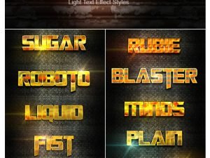 10 Photoshop Gold Text Effect Styles