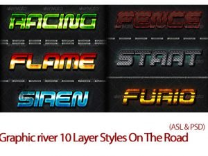 photoshop Layer Styles On The Road