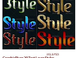 20 Text Layer Styles