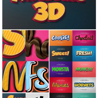 3D Text Effects Vol 3