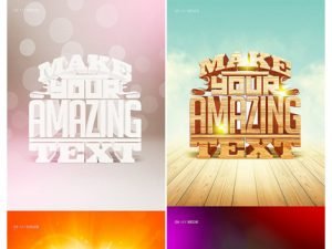 6 Realistic 3D Text Effects