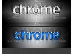 Chrome Light Shadow Reflection Actions