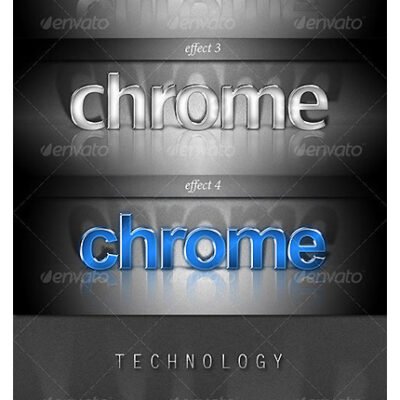 Chrome Light Shadow Reflection Actions