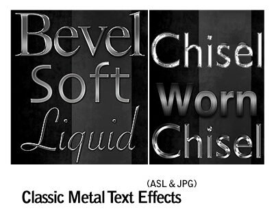 Classic Metal Text Effects