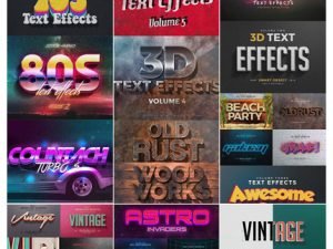 CM 150 3D Text Effects For Photoshop