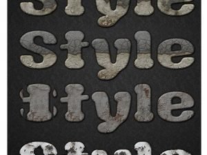 Concrete Photoshop Styles